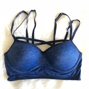 L- PINK 🌸 Caged Bralette w/ Push Up